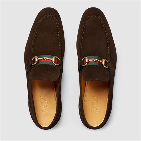 gucci loafers fur men|gucci men's suede loafers.